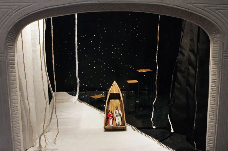 І. Лупащенко. Сценографія до вистави «У неділю рано зілля копала…» О. Кобилянської (реж. Т. Славінська). 2014