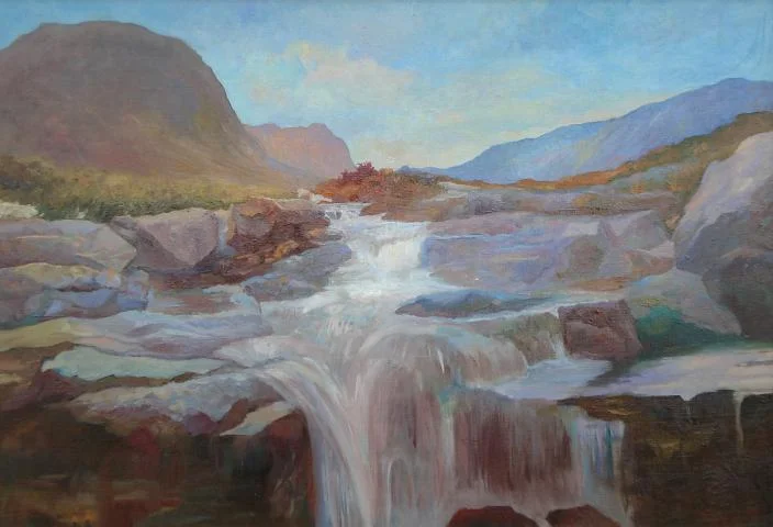 В. Бабієнко. «Водоспад». 2000-03. Полотно, олія