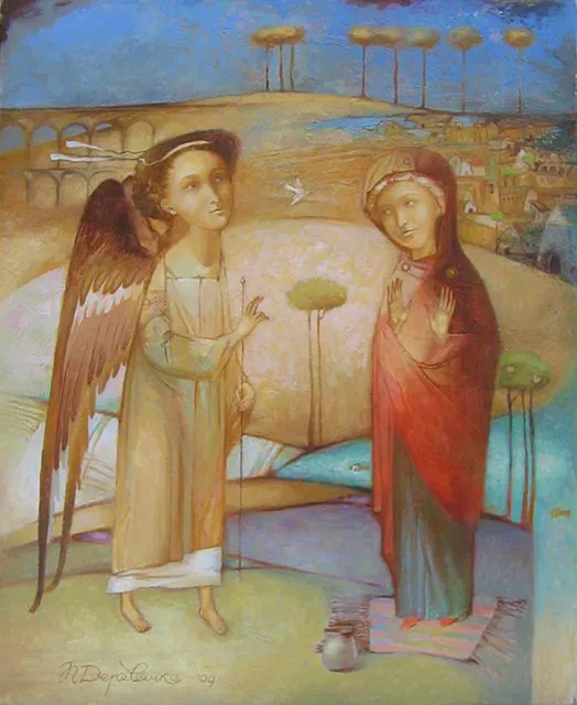 Н. Дерев’янко. «Благовіщення». 2009. Полотно, олія
