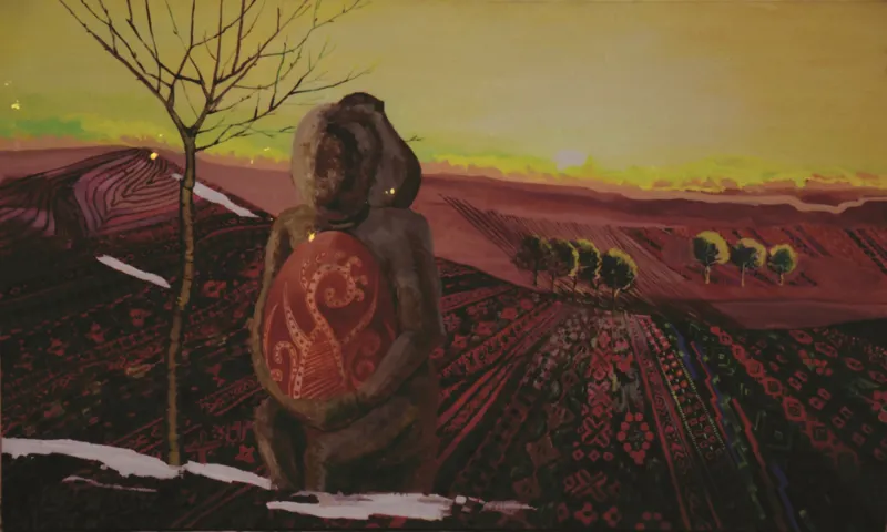Н. Сидоренко. «Земля України». 2002. Полотно, акрил